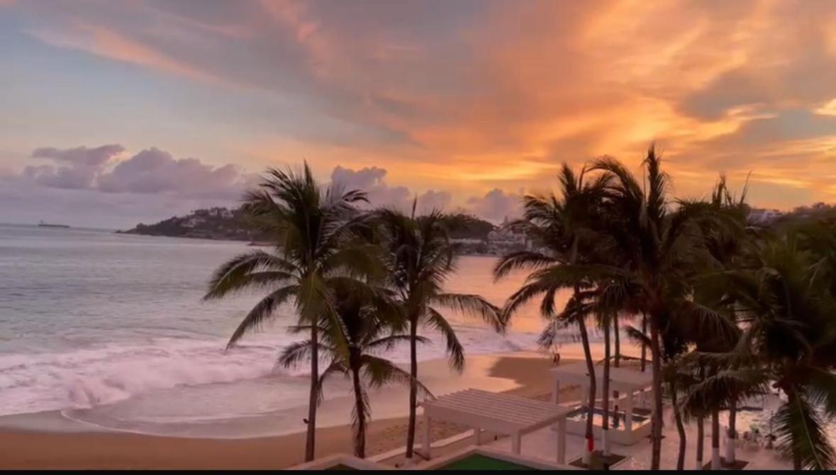 Espectacular Apto A Pie De Playa Con Vista Al Mar マンサニージョ エクステリア 写真